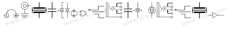 Electronics Line字体转换